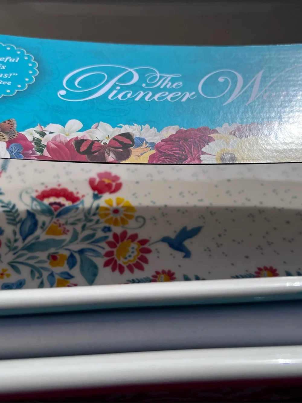 NEW PIONEER WOMAN rare baker set rectangular 4 Qt/2 Qt dish travel carry cover